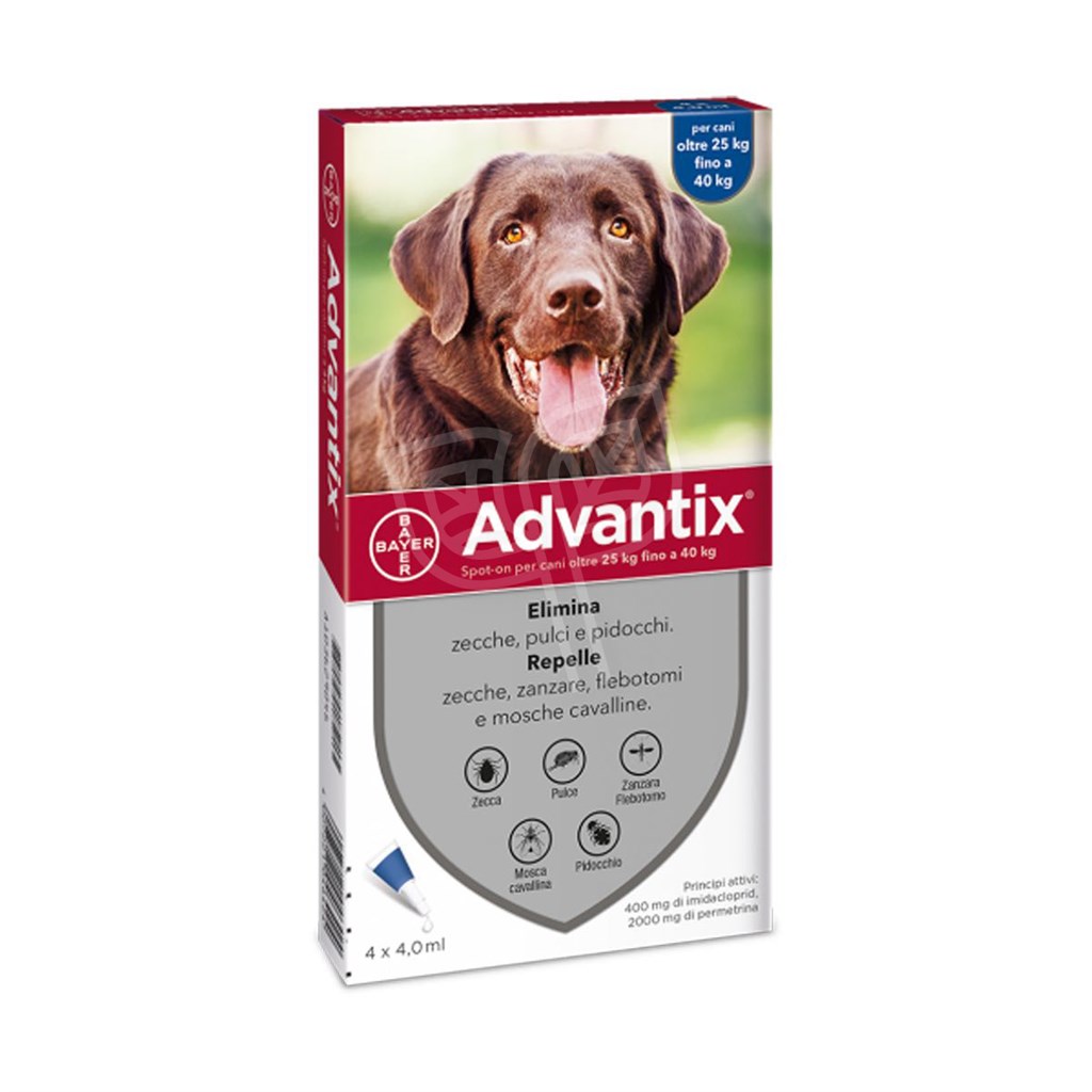 ADVANTIX BAYER SPOT-ON CANE DA 25 A 40 KG